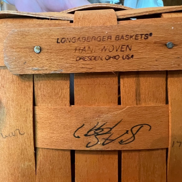 Signed Langaberger utensil basket - Picture 2 of 6